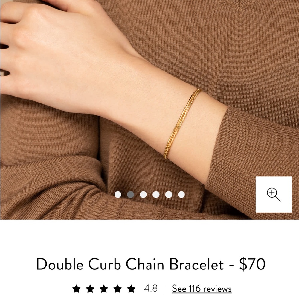 Mejuri Gold Chain Bracelet